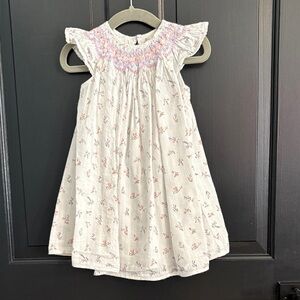 Gil & Niya Floral Girls smocked Dress
